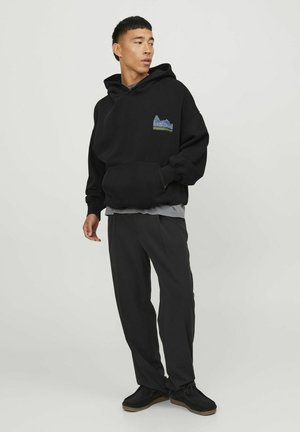 Jack & Jones Mikina s kapucňou - black