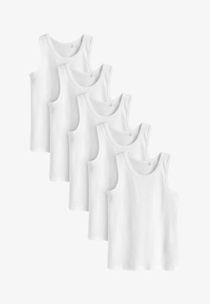 5 PACK  REGULAR FIT - Maglietta intima - white