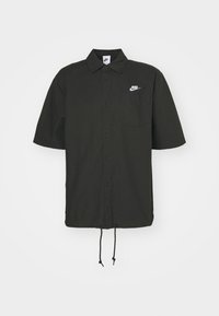 Nike Sportswear CLUB OXFORD - Košeľa - black/white
