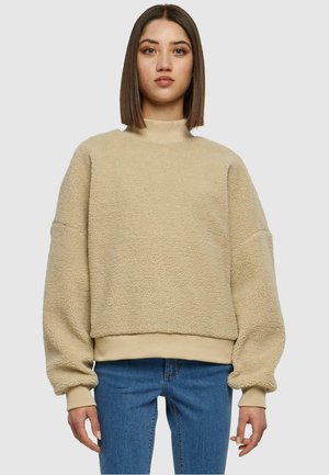 Fleece trui - wetsand