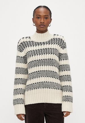 VMSKYE HIGHNECK - Striktrøje - birch/black