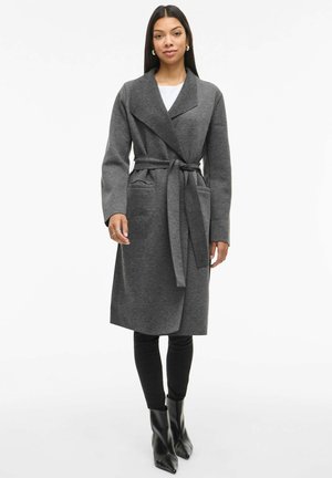 VIJUICE - NOOS - Klassikaline mantel - dark grey melange