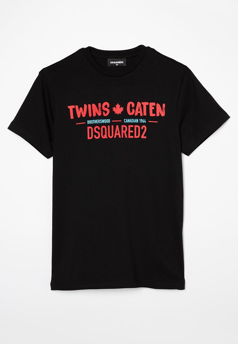 Dsquared2 T-shirt print zwart Dsquared2 T-shirt print zwart