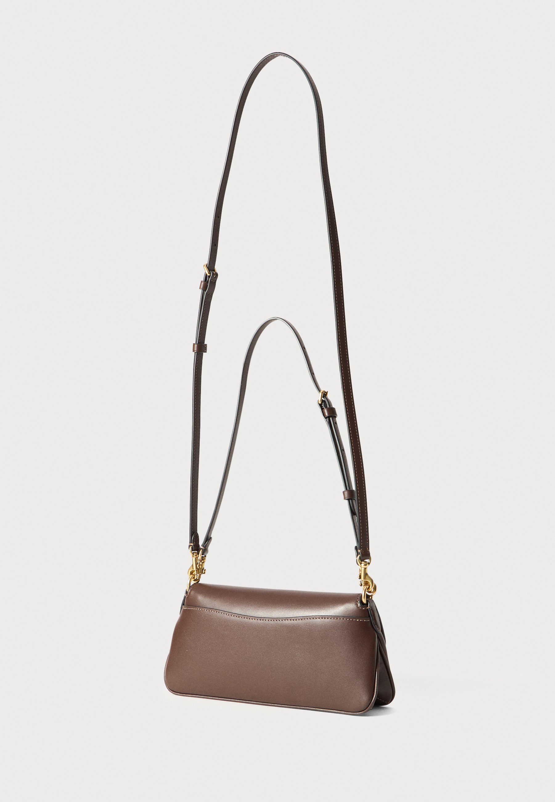 COACH JET SHOULDER BAG - Cross body bag - maple/dark brown