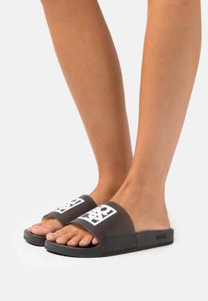 BOSS, Sandales de bain - black