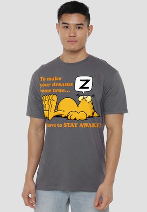 GARFIELD STAY AWAKE - Print T-shirt - anthracite