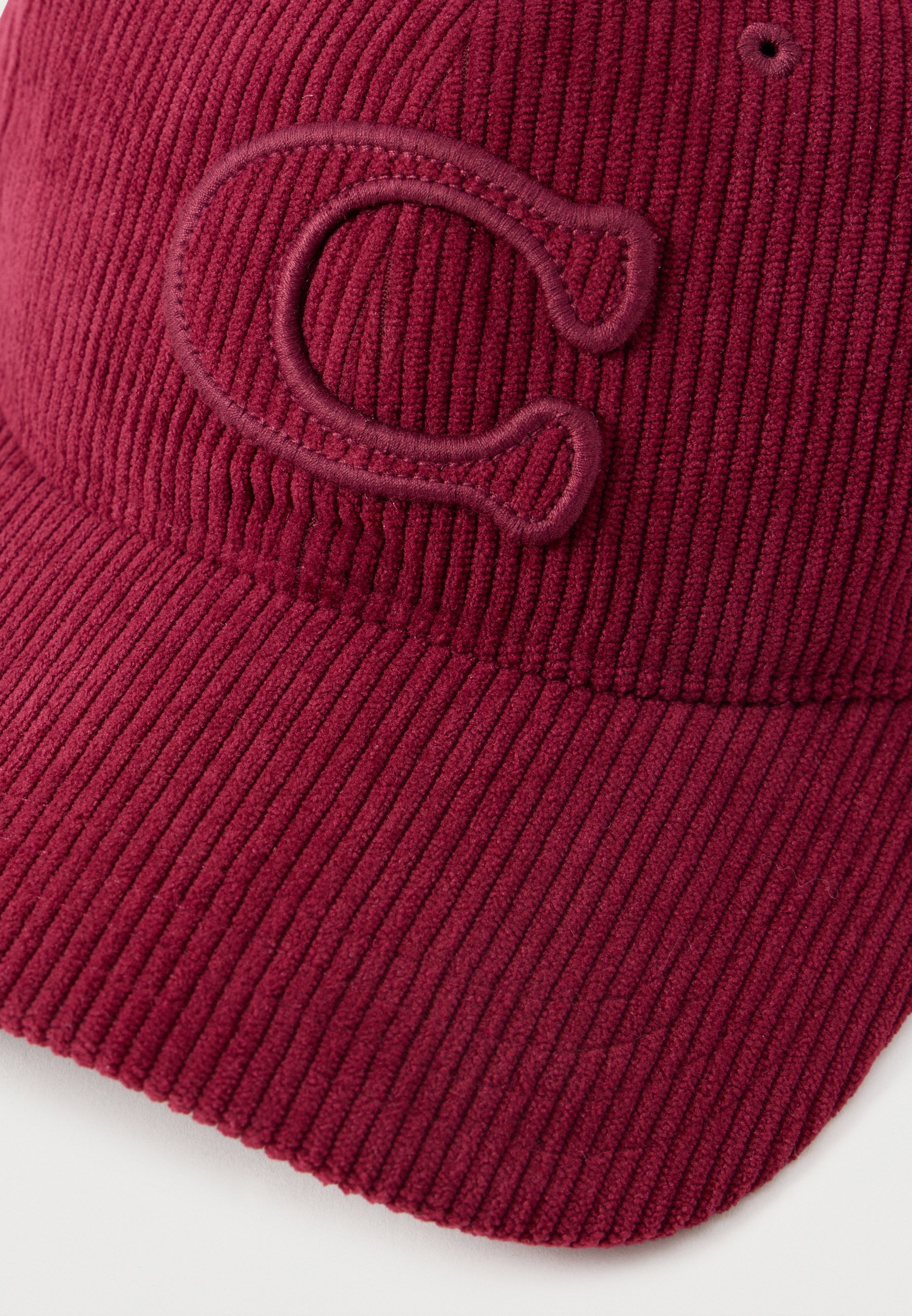 COACH SCULPTED BASEBALL UNISEX - Cap - dark wine/mauve - Zalando