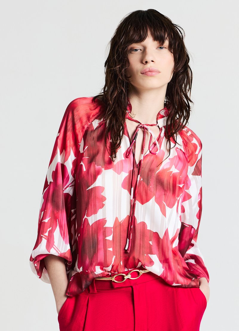 Calliope FANTASIA FIORI - Blouse - var fucsia