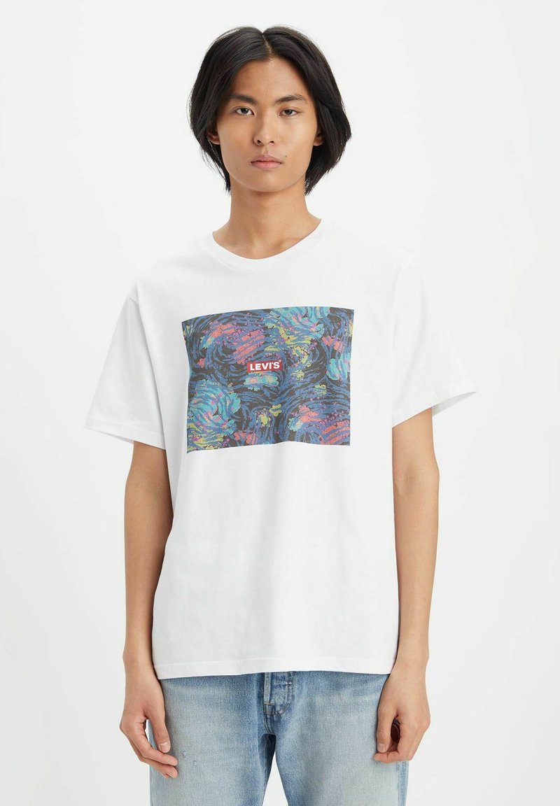 Levi's® RELAXED FIT - T-shirt print - tie dye sw blu