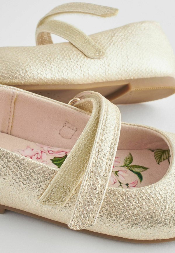 MARY JANE  – Riemchenballerina – gold shimmer