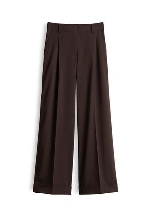 OPUS PANTS, OPUS PANTS WIDE LEG PANTS MOIRA BRIEF - Pantalon classique - affogato