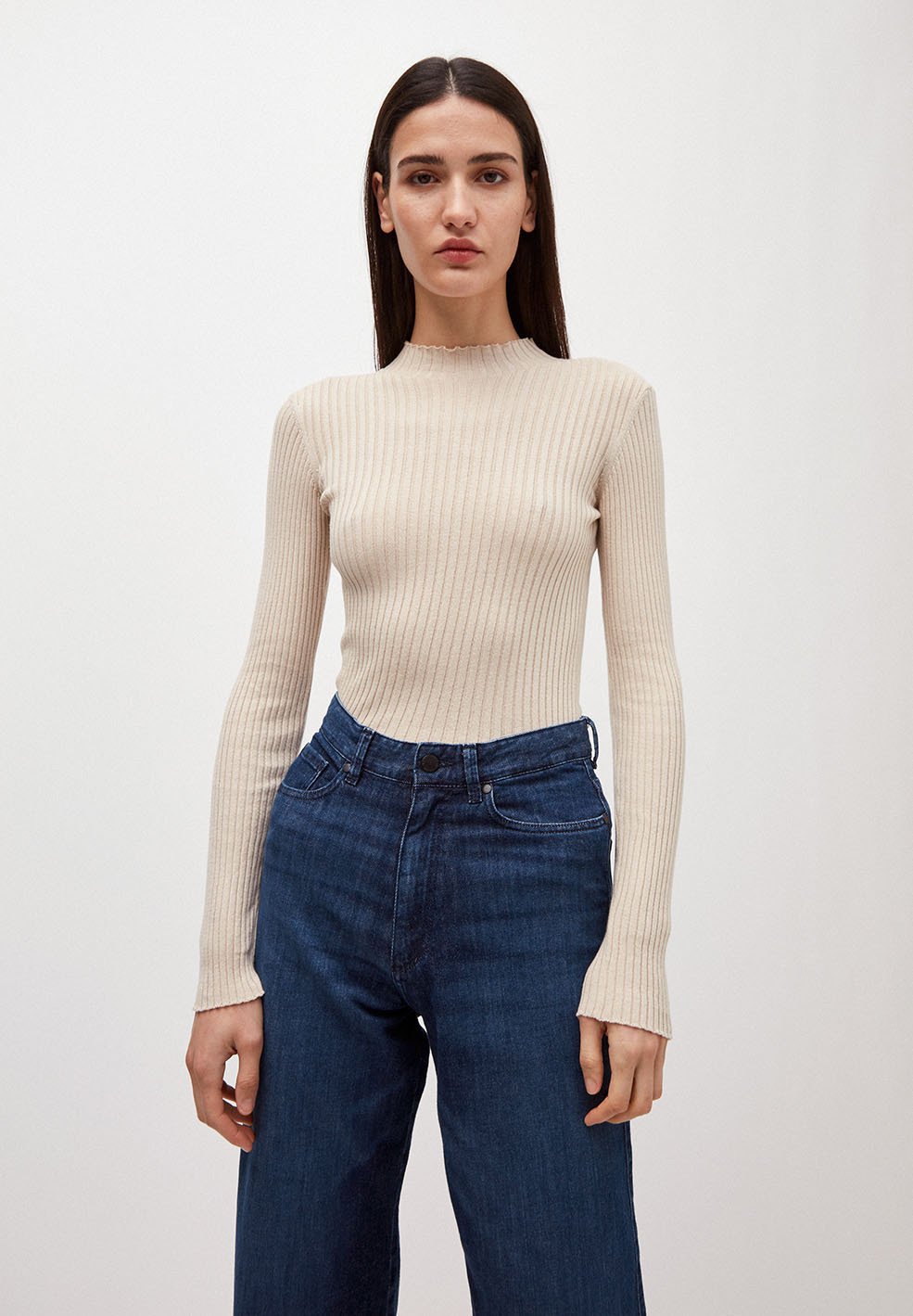 ARMEDANGELS ALANI - Trui - kitt/Bruin - Zalando.nl