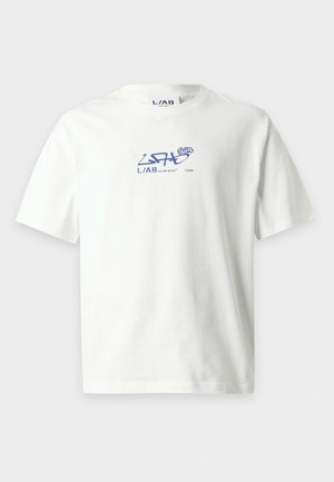 L/AB c/o Off-White, GRAFFIT DIAG TEE - Тениска с щампа - white