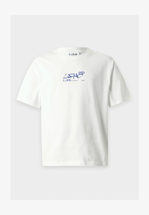 L/AB c/o Off-White, GRAFFIT DIAG TEE - Тениска с щампа - white