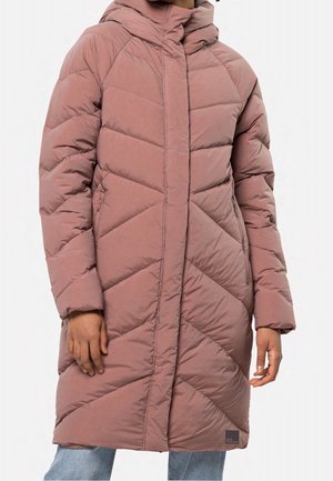 Bunda z prachového peří - light pink