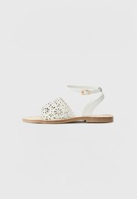 TWINSET SANDALO MOTIVO TRAFORO - Sandals - white