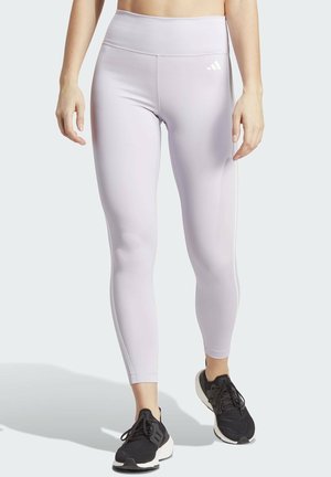 ESSENTIALS 3-STRIPES HIGH-WAISTED 7/8 - Leggings - silver dawn