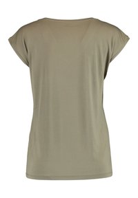 Hailys 2ER-PACK V-AUSSCHNITT KURZARM  - Basic T-shirt - blau braun