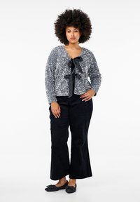 Zizzi MIT BINDEDETAILS - Blouse - silver