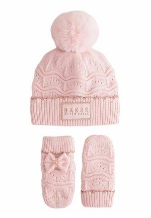 SET - Kootud müts - pink