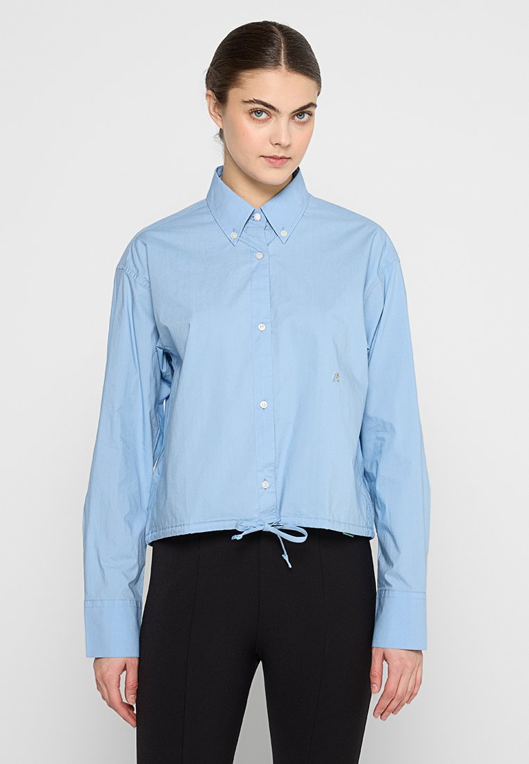 Replay Overhemdblouse lichtblauw