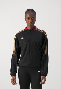 adidas Sportswear TIRO CUT 3-STRIPES TRACK - Jaka ar rāvējslēdzēju - black/team victory red