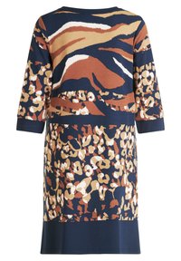 Betty Barclay MIT PRINT - Jerseykleid - blau camel