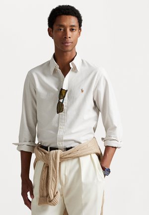 LONG SLEEVE SPORT SHIRT - Chemise - coastal beige/white