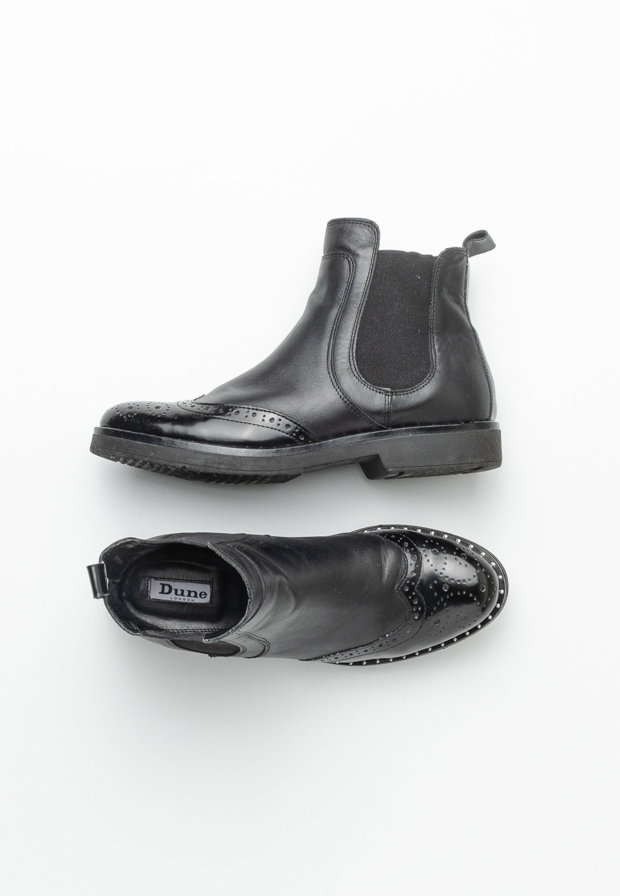 Dune London Ankle Boot black/schwarz (Pre-owned) Zalando