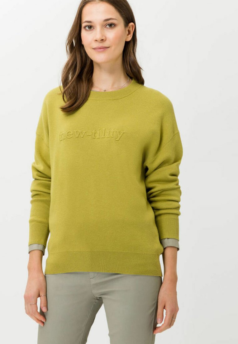Maglione Donna BRAX Style Liz In Lana Merino E Cashmere - Girocollo, Maniche Lunghe, Silhouette Dritta, Casual Chic - 2