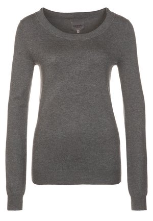 Pullover - mottled dark grey