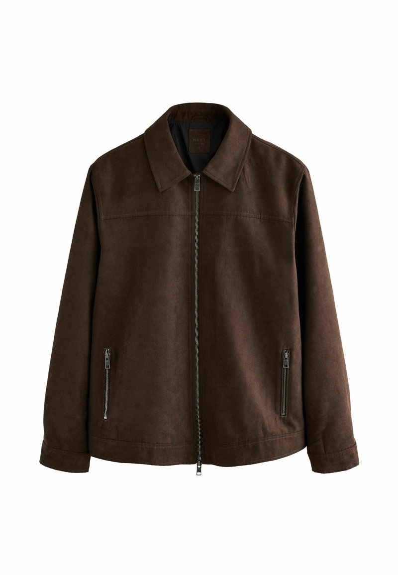 Next - REGULAR FIT - Faux leather jacket - brown, Enlarge