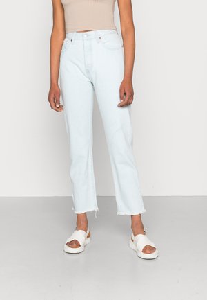 Straight leg -farkut - bleached denim