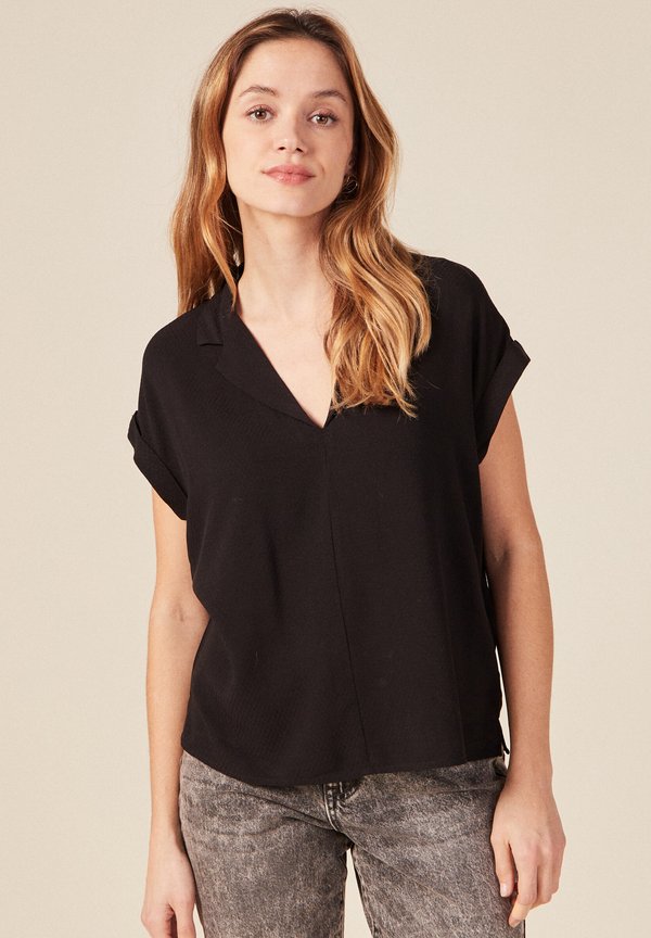 ÖKOLOGISCH VERANTWORTUNGSVOLLE  - Bluse - noir