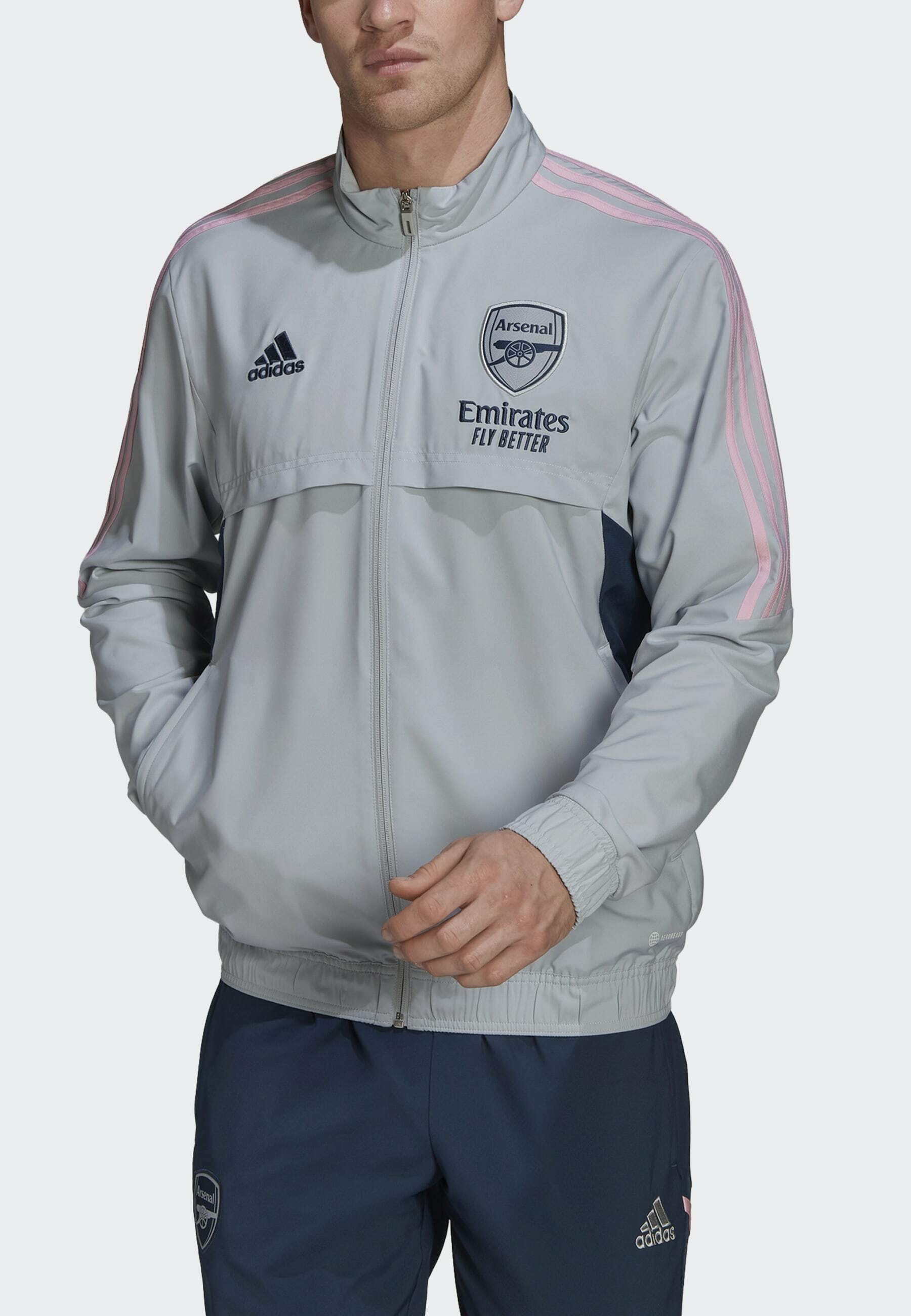 Arsenal 22/23 Grey Presentation Jacket