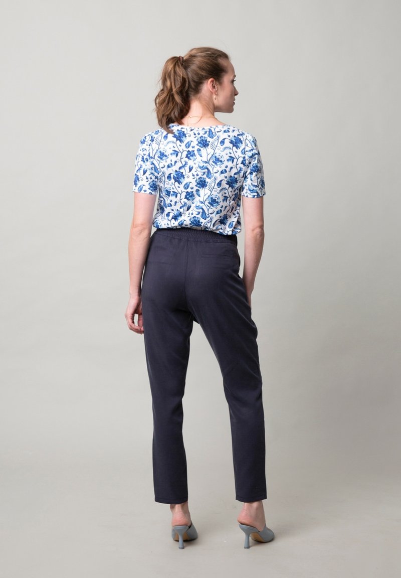 Damen T-Shirts | Marjolein Elisabeth MARA T-Shirt print blauw wit/royal - PV28351 Damen T-Shirts | Marjolein Elisabeth MARA T-Shirt print blauw wit/royal - PV28351