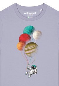 watapparel BALLOON SPACEMAN - T-shirt print - lavender