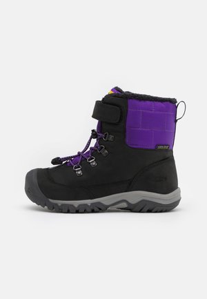 GRETA BOOT WP UNISEX - Śniegowce - black/purple