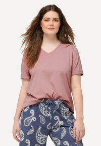 Ulla Popken GRANDES TAILLES - Jednoduché tričko - pink