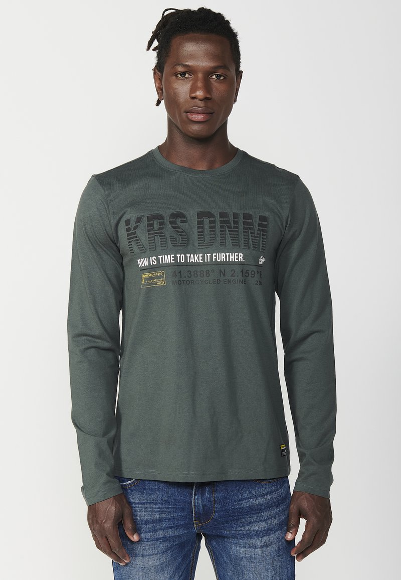 Koroshi Top dugih rukava - verde oscuro dark green