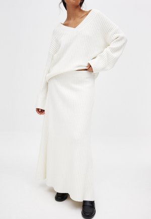 NA-KD Jupe longue - offwhite