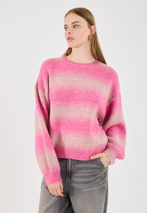 Neule - dark pink