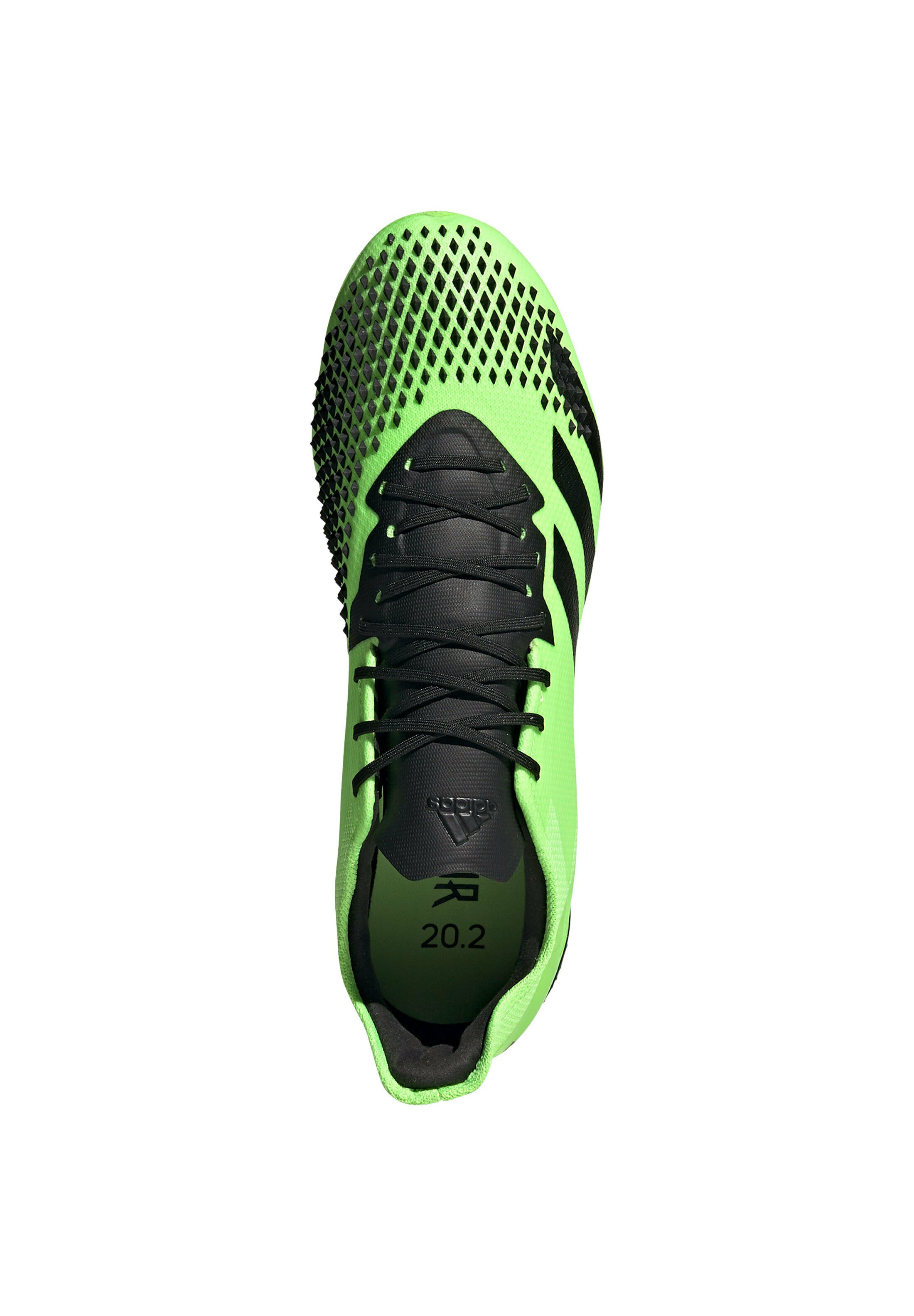 adidas Performance PREDATOR 20.2 FOOTBALL BOOTS FIRM GROUND - Fußballschuh  Nocken - siggnr/ftwwht/cblack/neongrün - Zalando.de