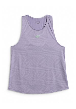4F, 4F TOP LOOSE TRENINGOWY SZYBKOSCHNĄCY DAMSKI - FIOLETOWY S - Débardeur - violet