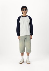 Hollister Co. BOXY - Majica z dolgimi rokavi - grey/navy