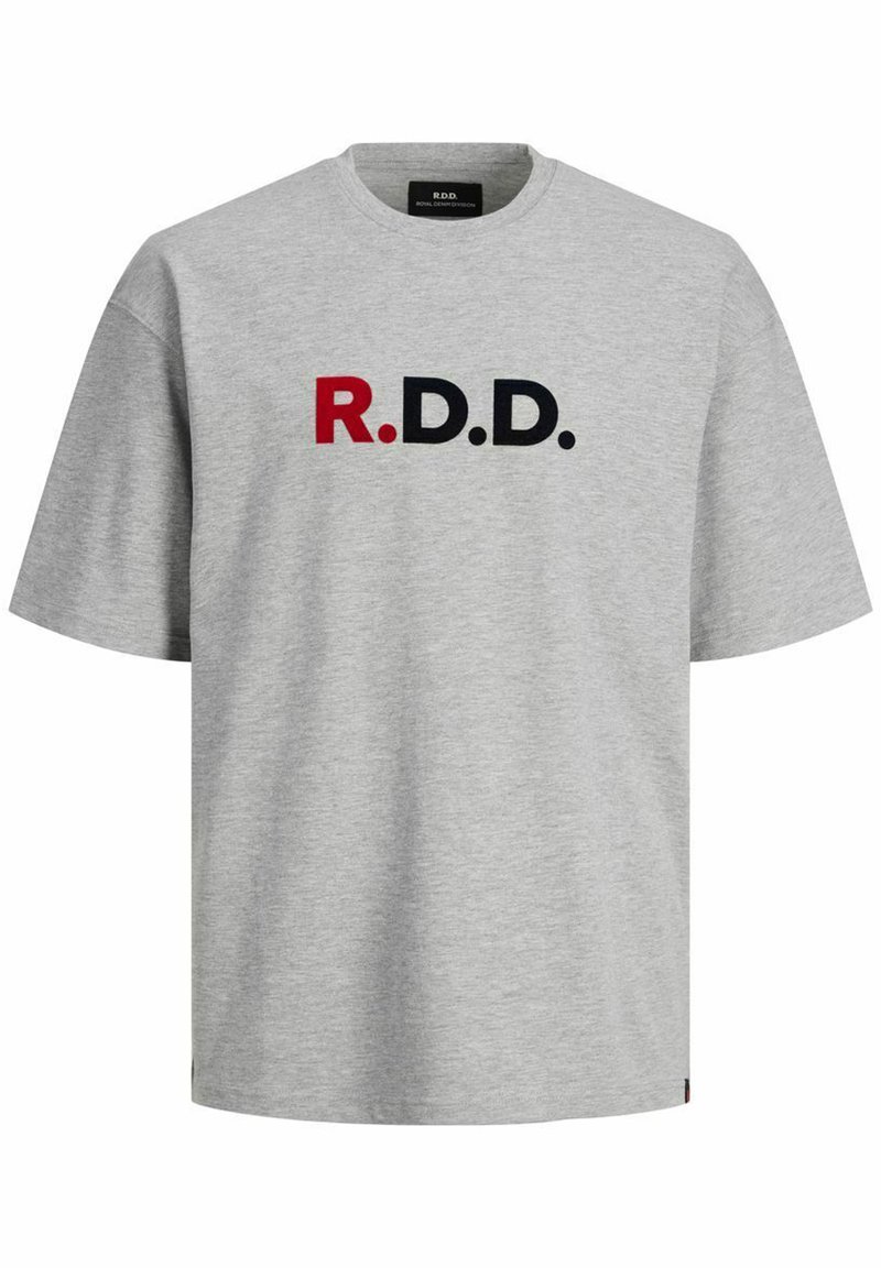R.D.D. ROYAL DENIM DIVISION T-shirt print grijs