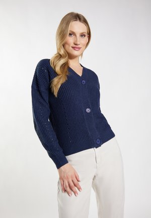 DreiMaster, DREIMASTER STRICKJACKE - Strickjacke - dunkelmarine