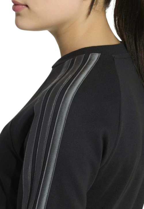 adidas JG SATIN SWT - Sweatshirt - black — photo 3