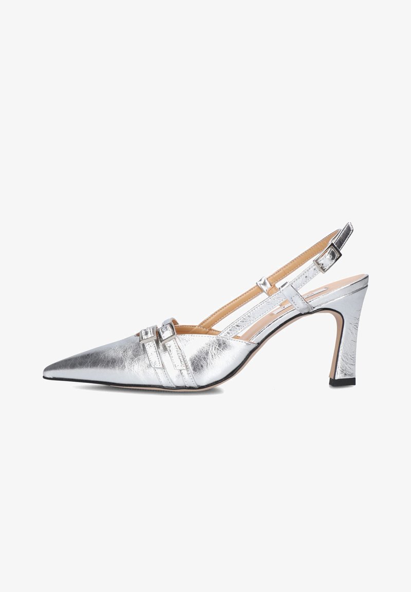 Notre-V SLINGBACKS - Klassieke pumps - zilver