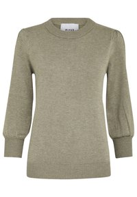 MIMERSIN KNIT TEE - Jumper - wood smoke melange